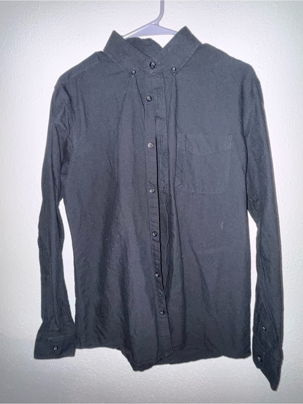 Cotton On Black Casual Button-Down Shirt